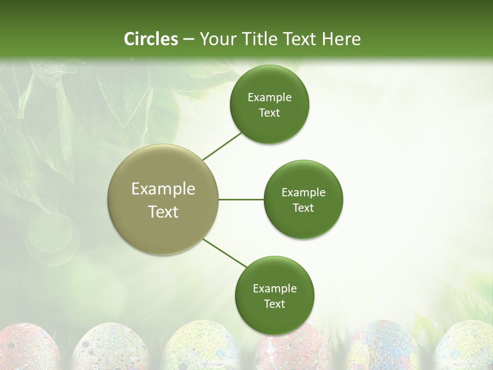 Background Easter Sunlight Rays PowerPoint Template