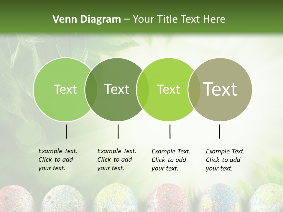 Background Easter Sunlight Rays PowerPoint Template