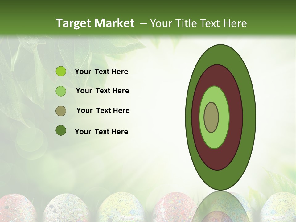 Background Easter Sunlight Rays PowerPoint Template