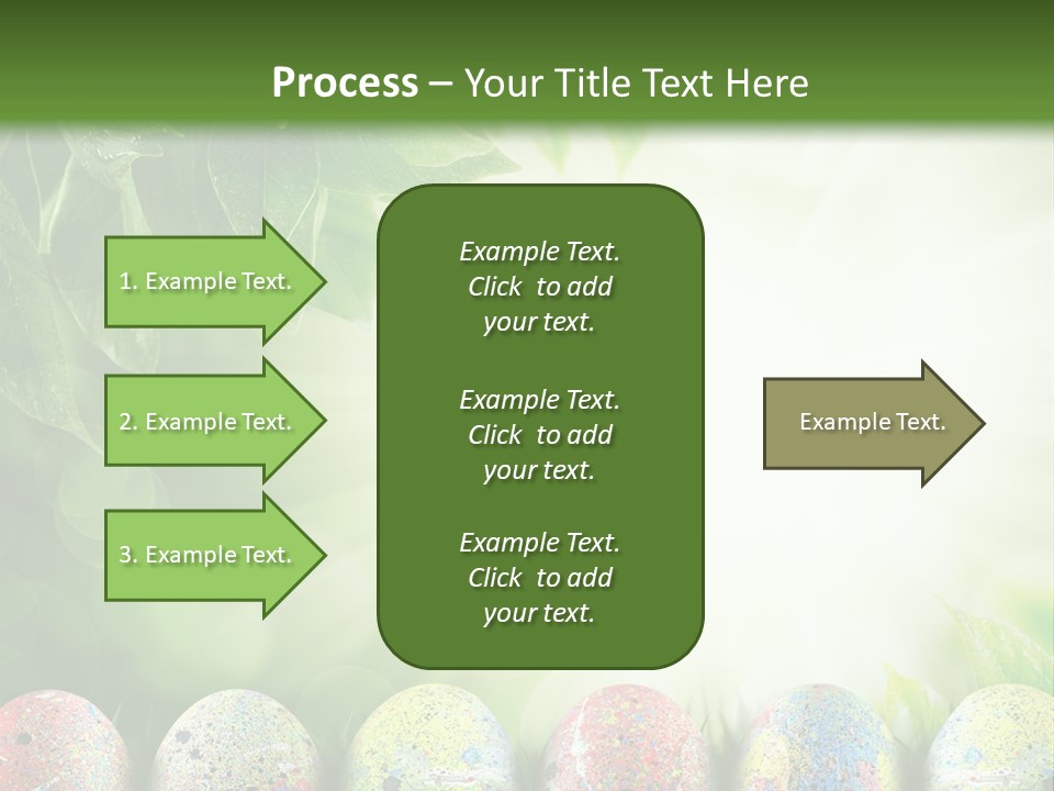Background Easter Sunlight Rays PowerPoint Template