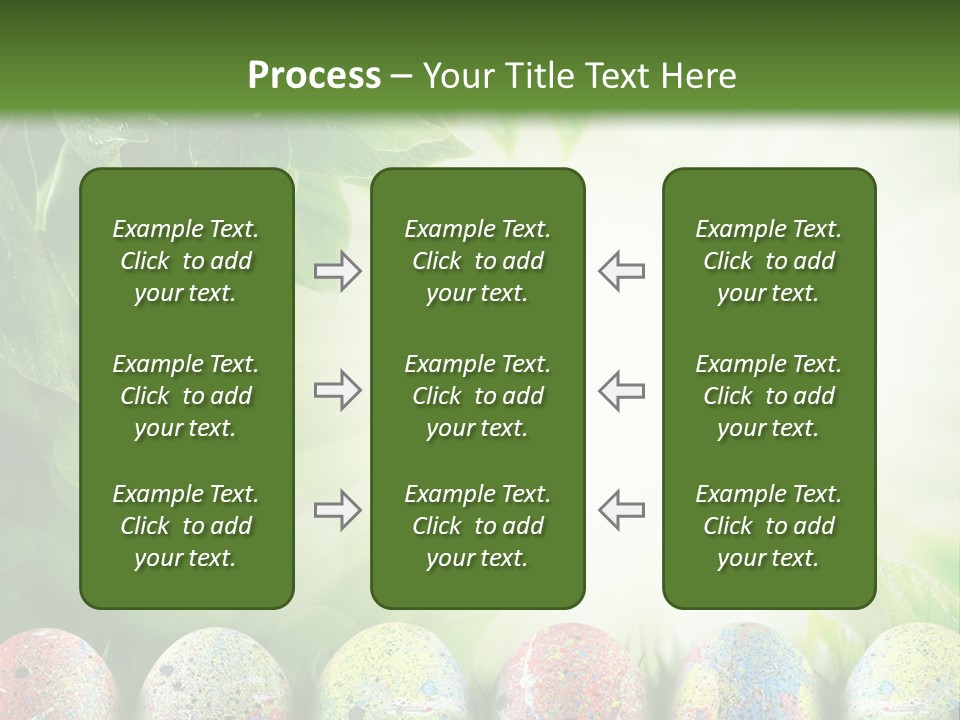 Background Easter Sunlight Rays PowerPoint Template