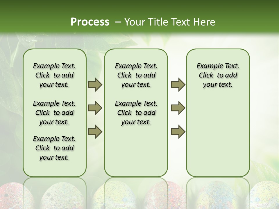 Background Easter Sunlight Rays PowerPoint Template
