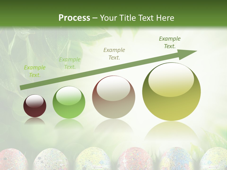 Background Easter Sunlight Rays PowerPoint Template