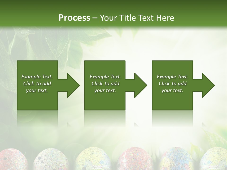 Background Easter Sunlight Rays PowerPoint Template