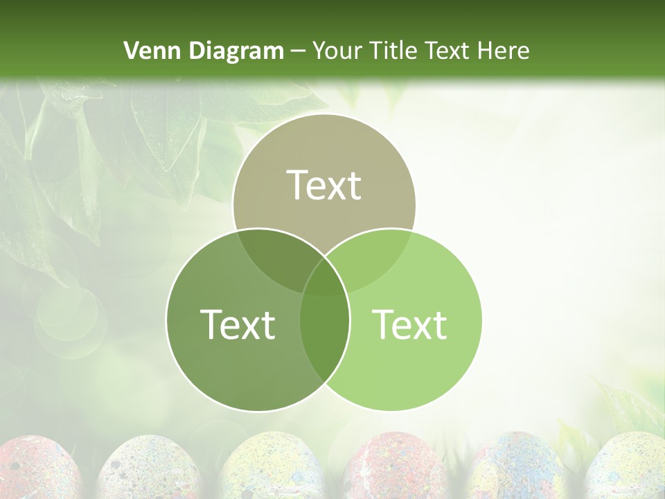 Background Easter Sunlight Rays PowerPoint Template