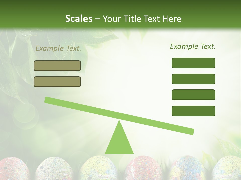 Background Easter Sunlight Rays PowerPoint Template