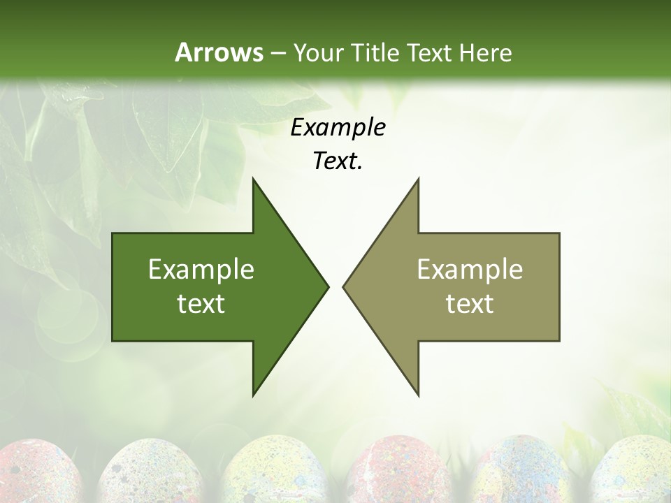 Background Easter Sunlight Rays PowerPoint Template