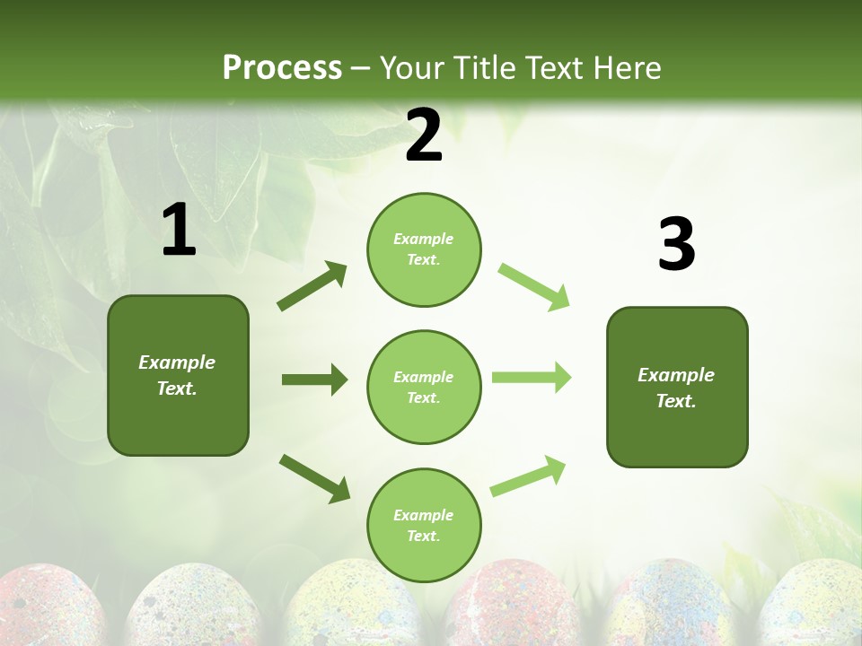 Background Easter Sunlight Rays PowerPoint Template