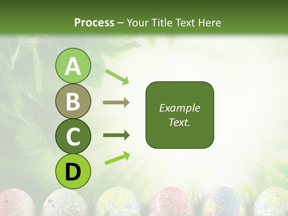 Background Easter Sunlight Rays PowerPoint Template