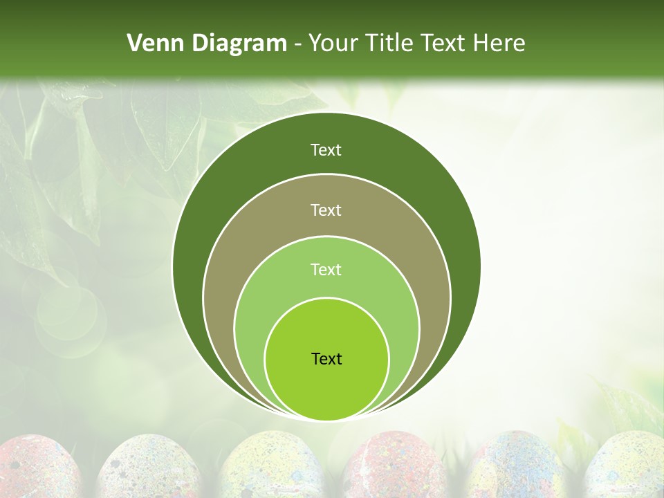 Background Easter Sunlight Rays PowerPoint Template