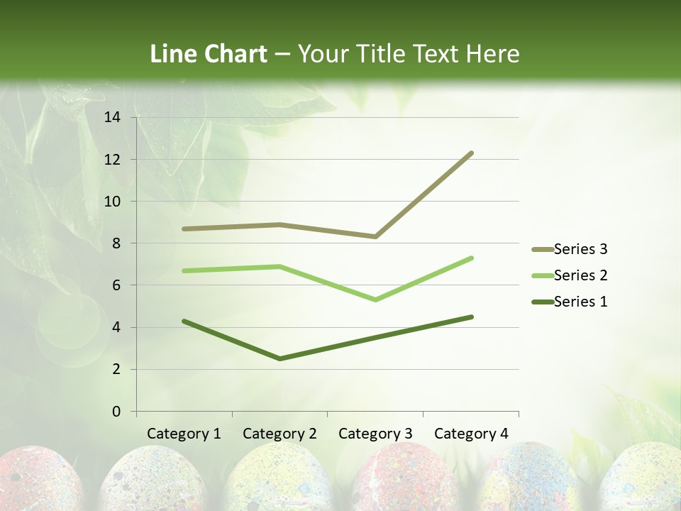 Background Easter Sunlight Rays PowerPoint Template