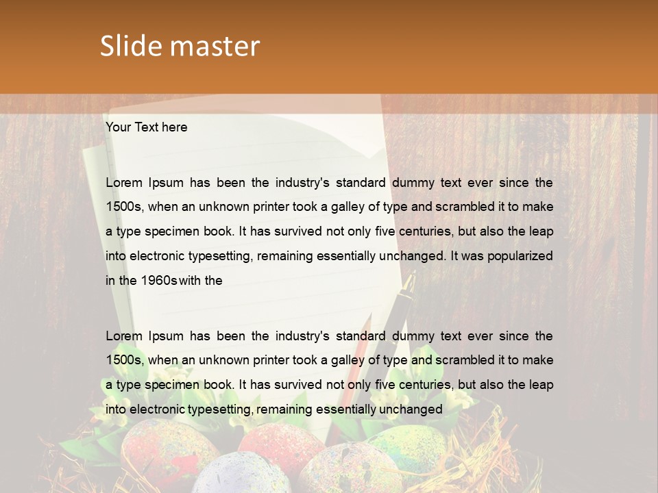 Celebratory Nature Clear PowerPoint Template