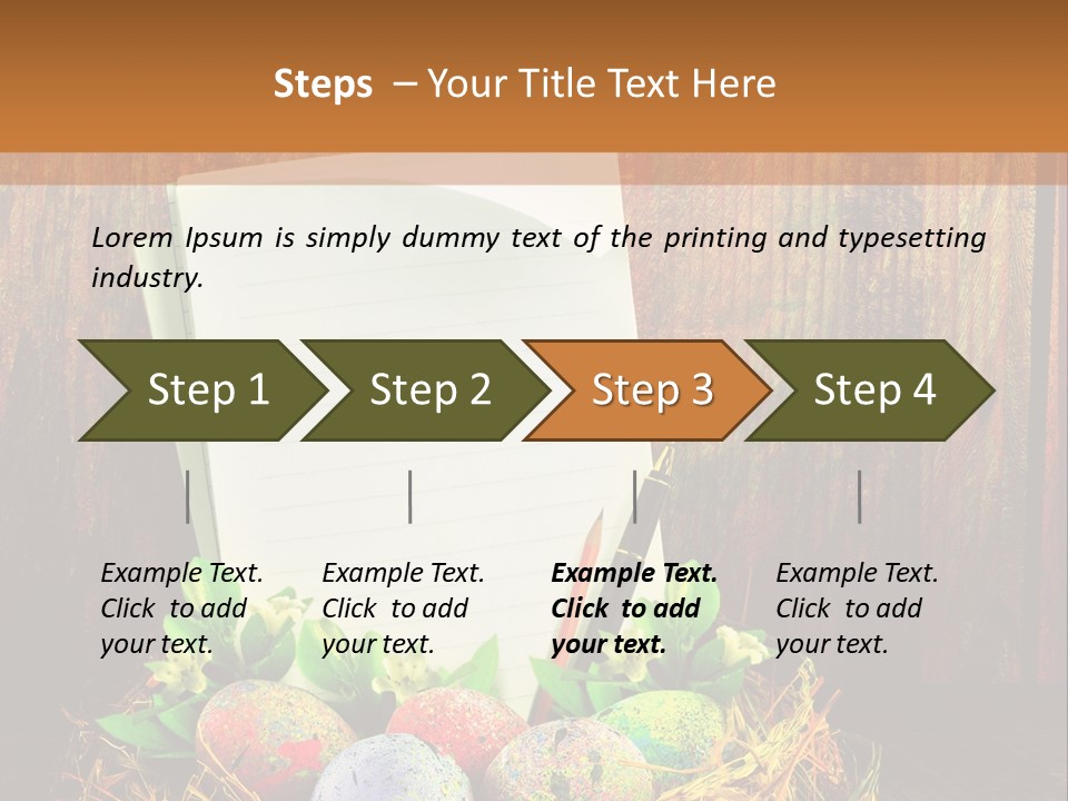 Celebratory Nature Clear PowerPoint Template