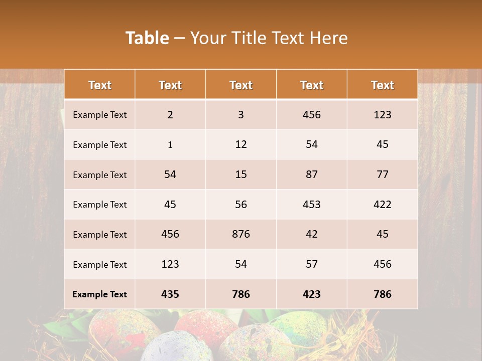 Celebratory Nature Clear PowerPoint Template