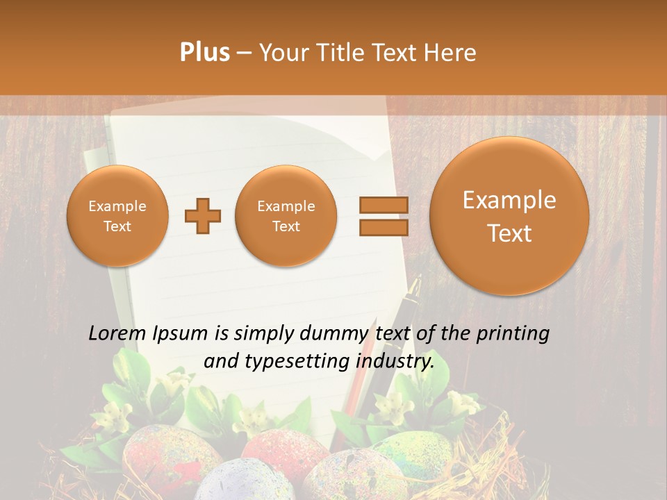 Celebratory Nature Clear PowerPoint Template