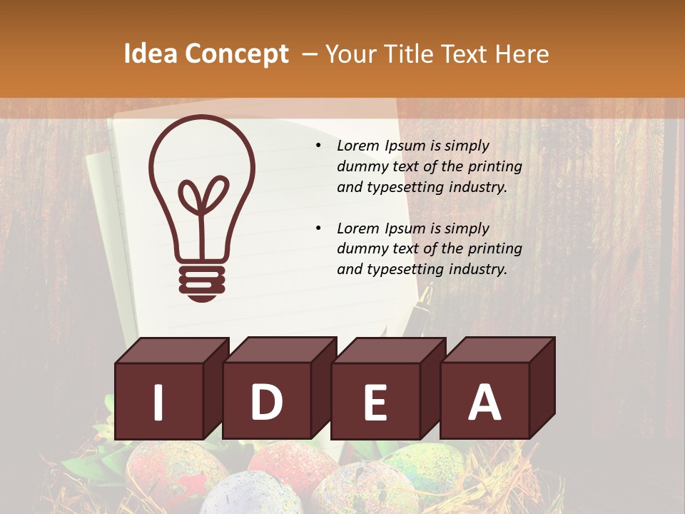 Celebratory Nature Clear PowerPoint Template