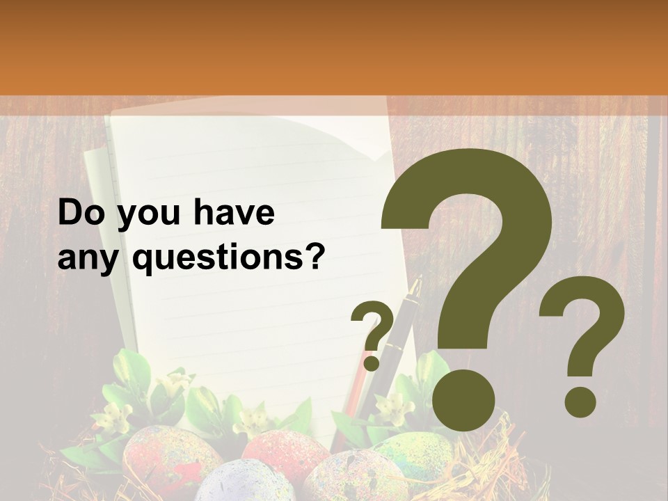 Celebratory Nature Clear PowerPoint Template