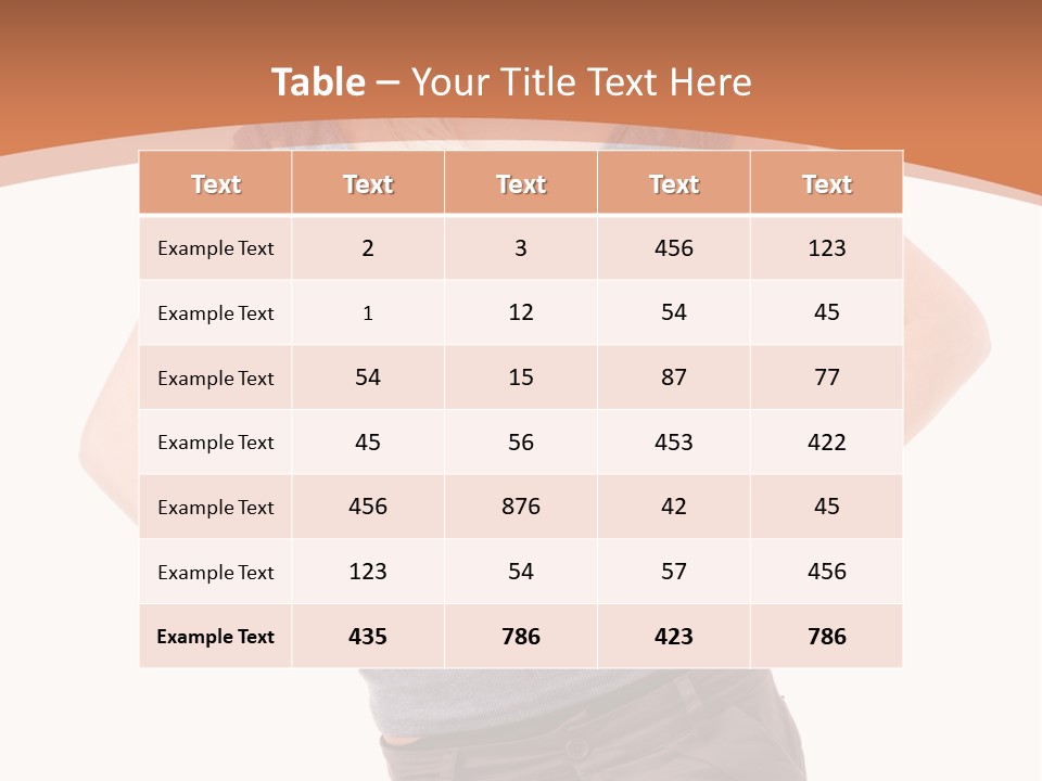 Happy Cheerful Face PowerPoint Template