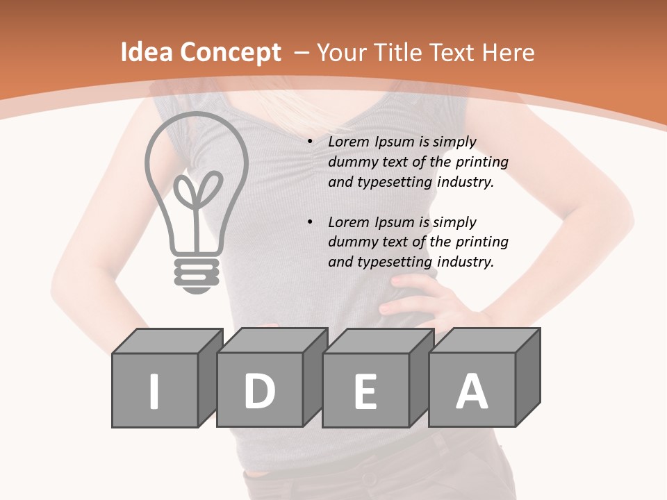 Happy Cheerful Face PowerPoint Template