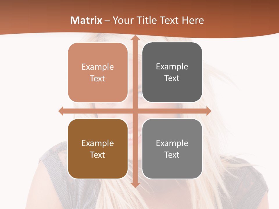 Face Girl Toothy PowerPoint Template