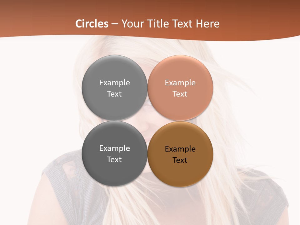 Face Girl Toothy PowerPoint Template