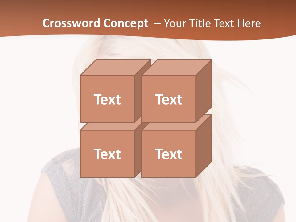 Face Girl Toothy PowerPoint Template