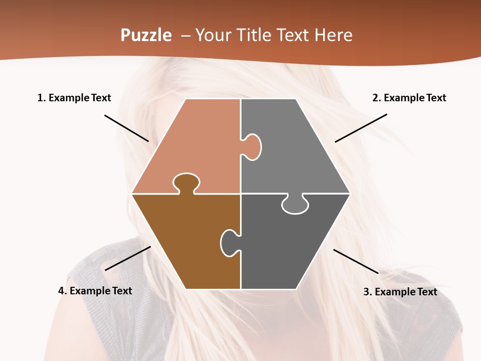 Face Girl Toothy PowerPoint Template