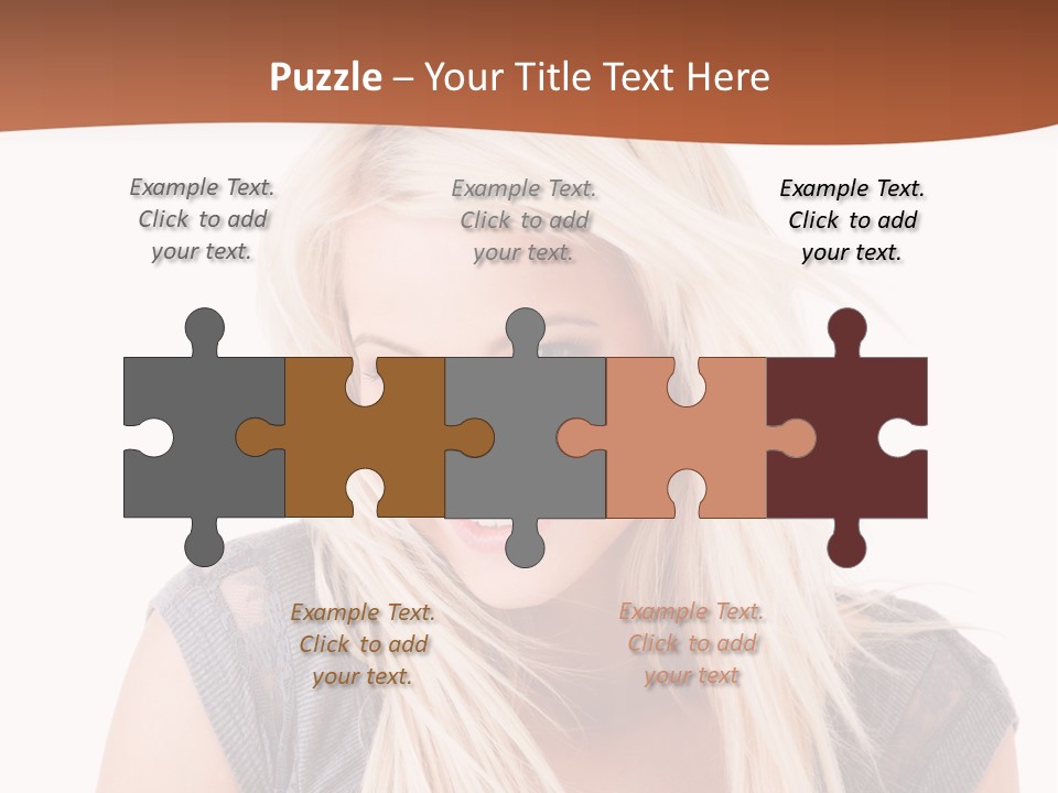 Face Girl Toothy PowerPoint Template