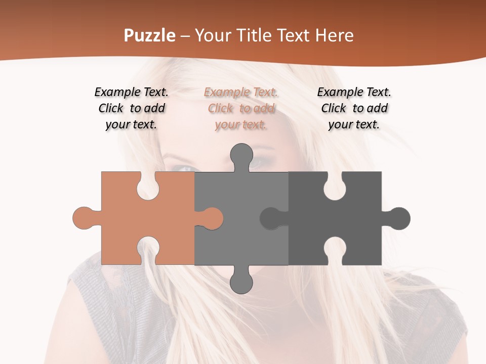 Face Girl Toothy PowerPoint Template