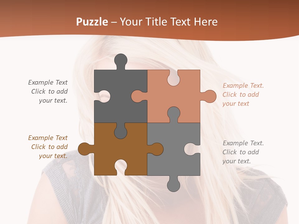 Face Girl Toothy PowerPoint Template