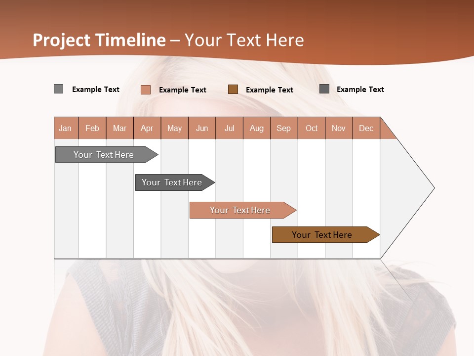 Face Girl Toothy PowerPoint Template