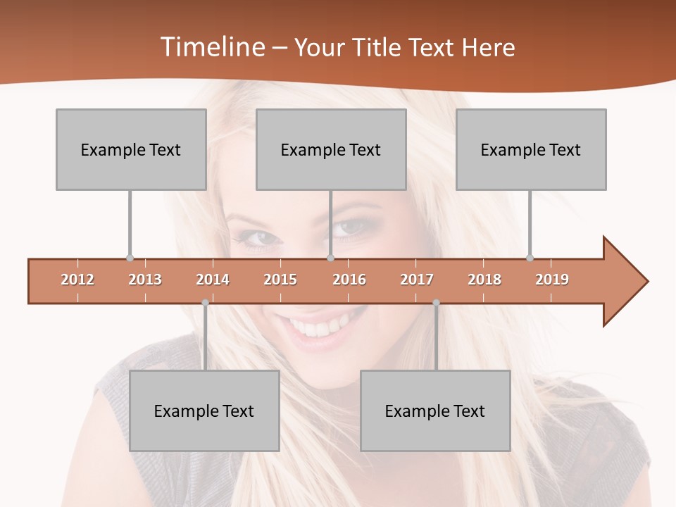 Face Girl Toothy PowerPoint Template