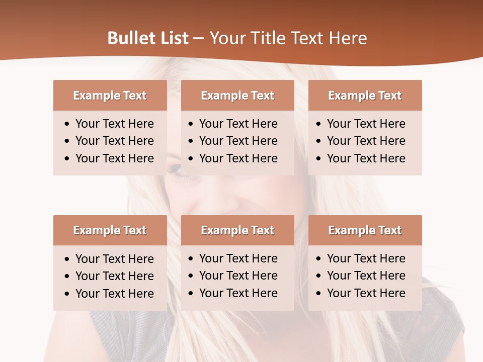 Face Girl Toothy PowerPoint Template