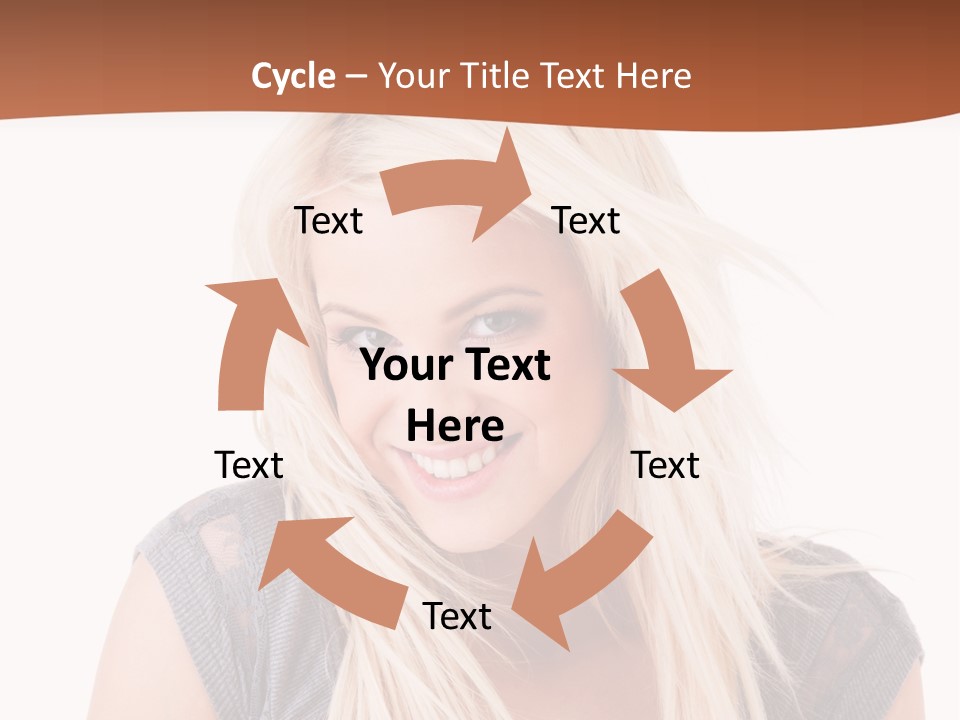 Face Girl Toothy PowerPoint Template