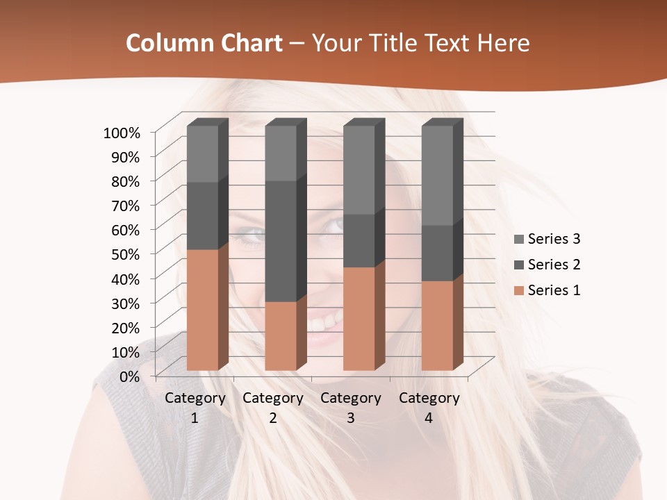 Face Girl Toothy PowerPoint Template