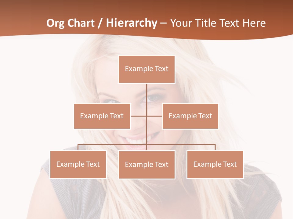 Face Girl Toothy PowerPoint Template
