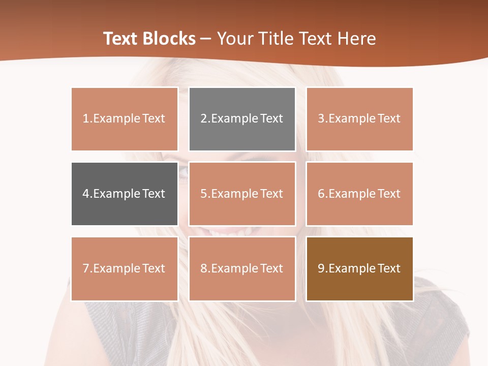 Face Girl Toothy PowerPoint Template