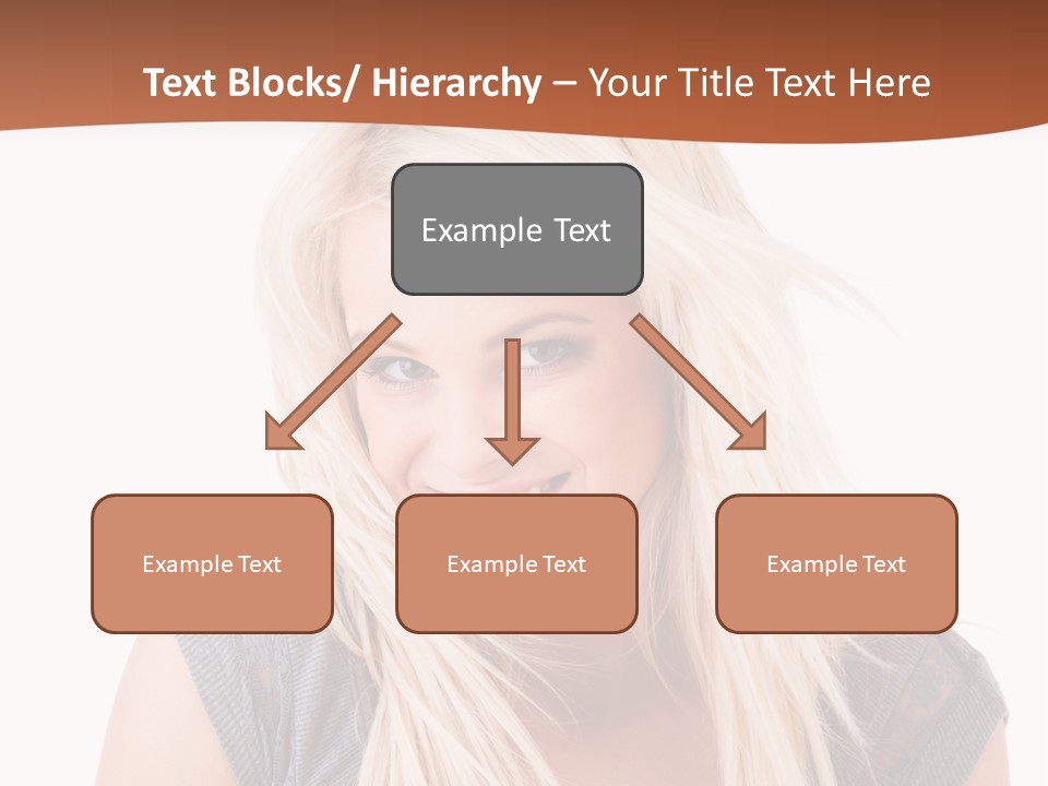 Face Girl Toothy PowerPoint Template