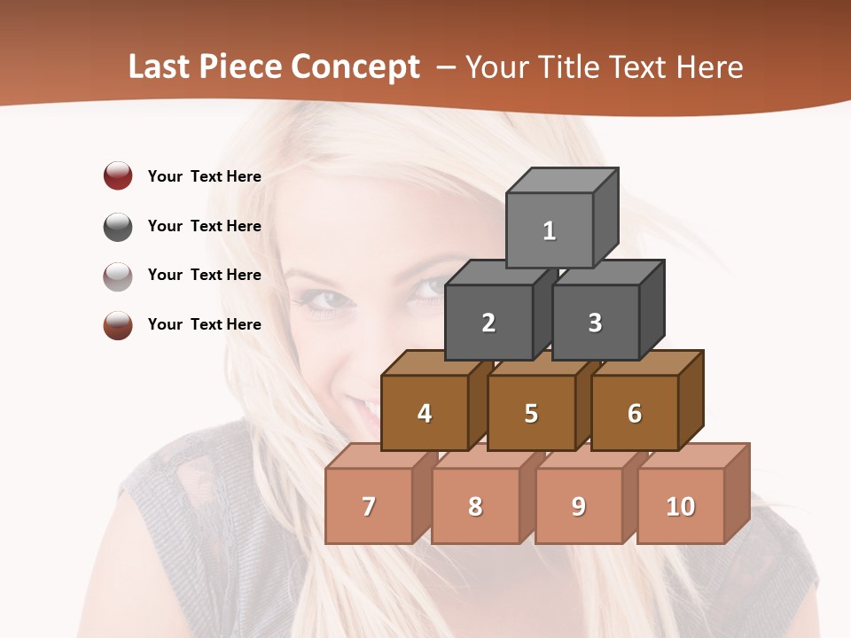 Face Girl Toothy PowerPoint Template