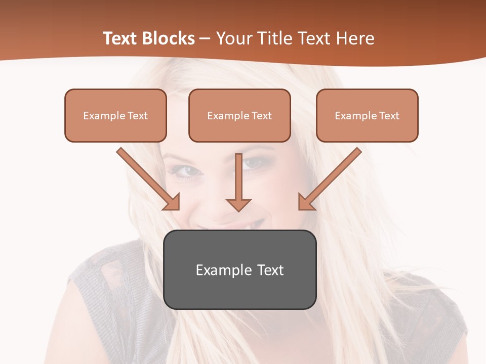 Face Girl Toothy PowerPoint Template