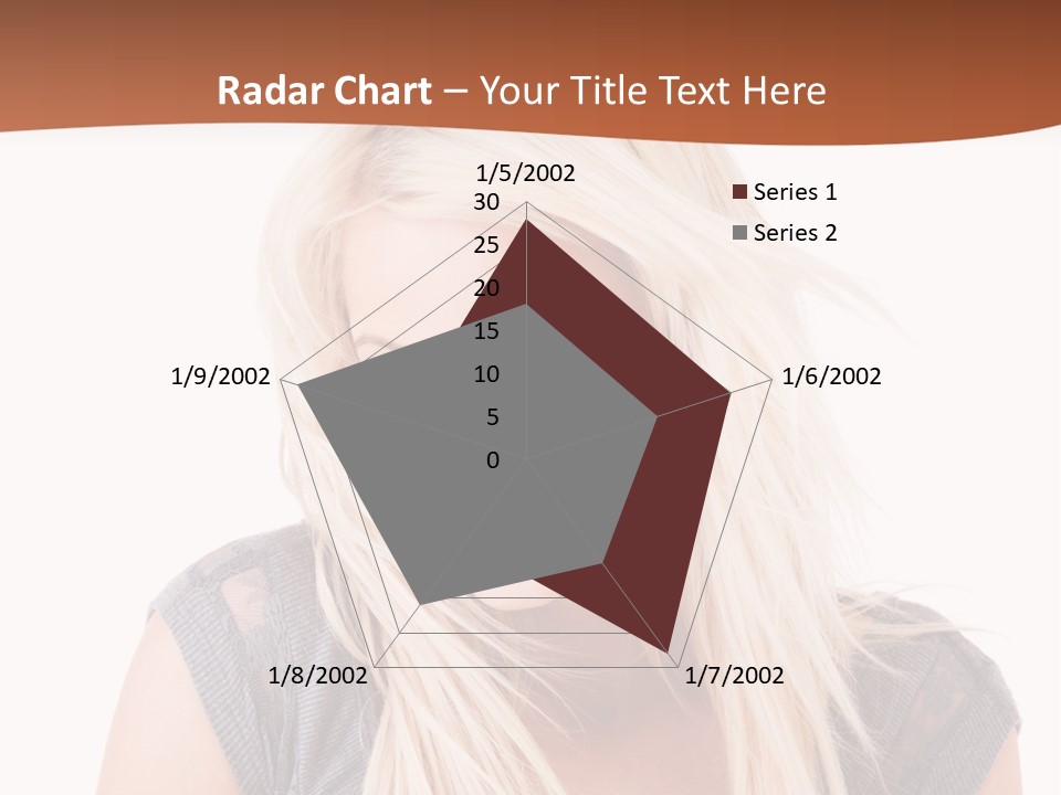 Face Girl Toothy PowerPoint Template