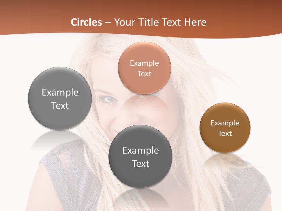 Face Girl Toothy PowerPoint Template