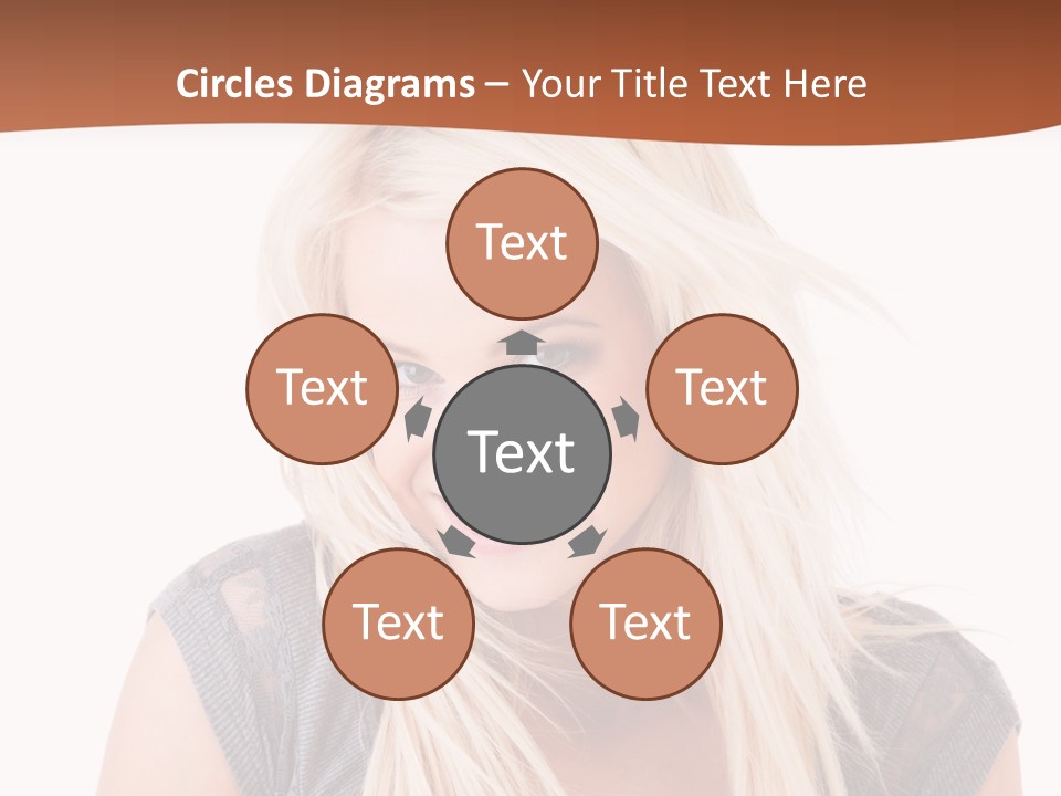 Face Girl Toothy PowerPoint Template