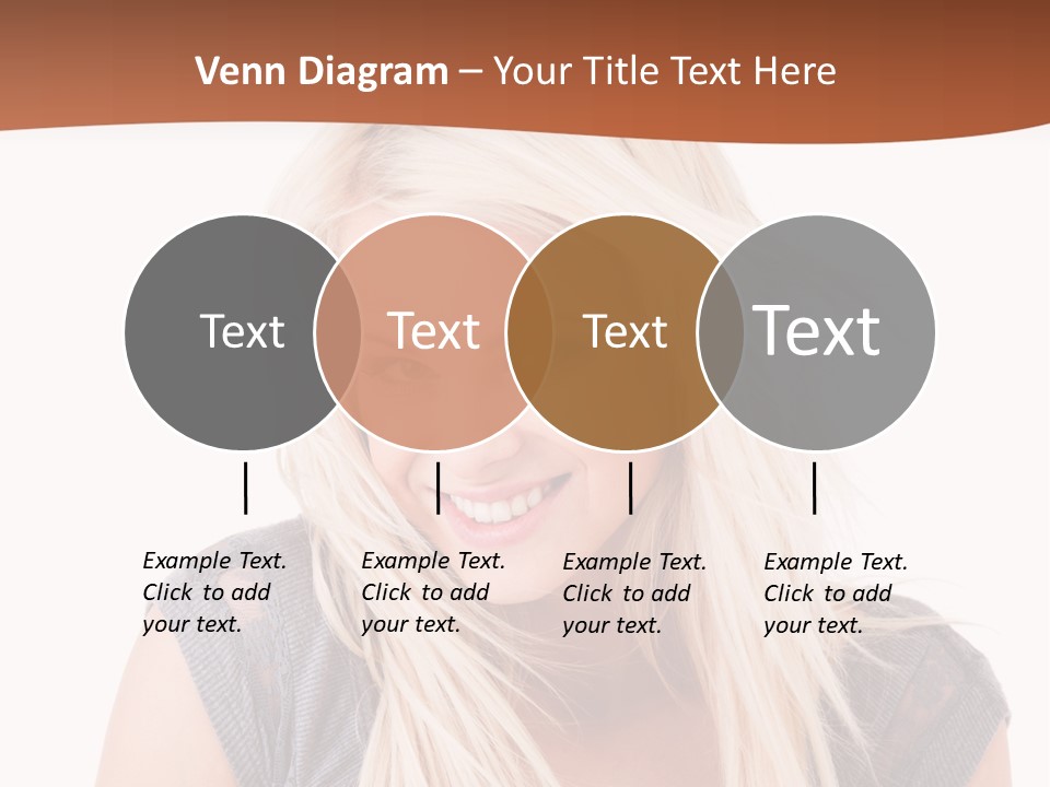 Face Girl Toothy PowerPoint Template