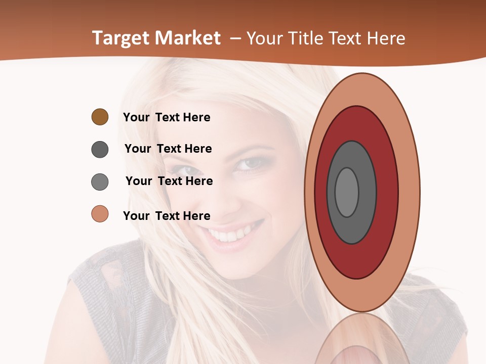 Face Girl Toothy PowerPoint Template