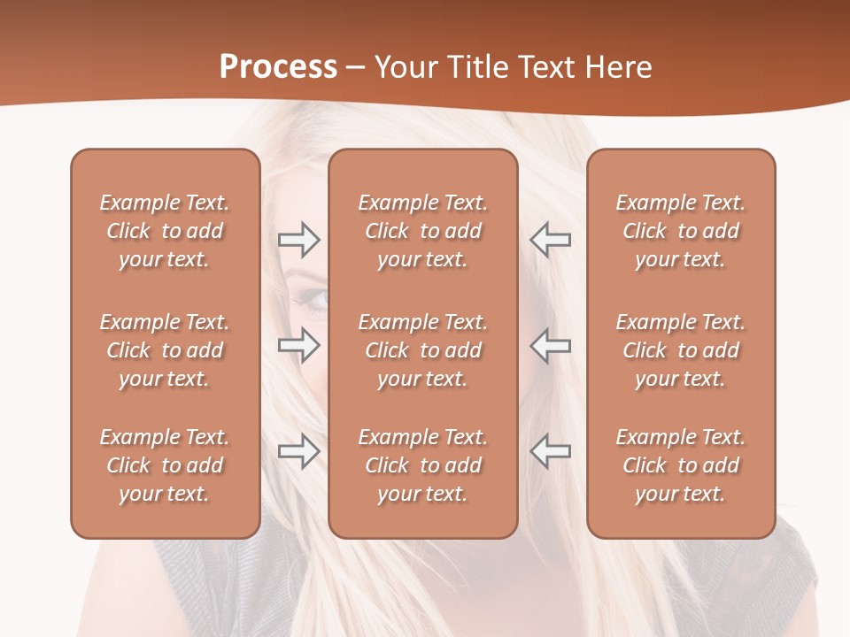 Face Girl Toothy PowerPoint Template