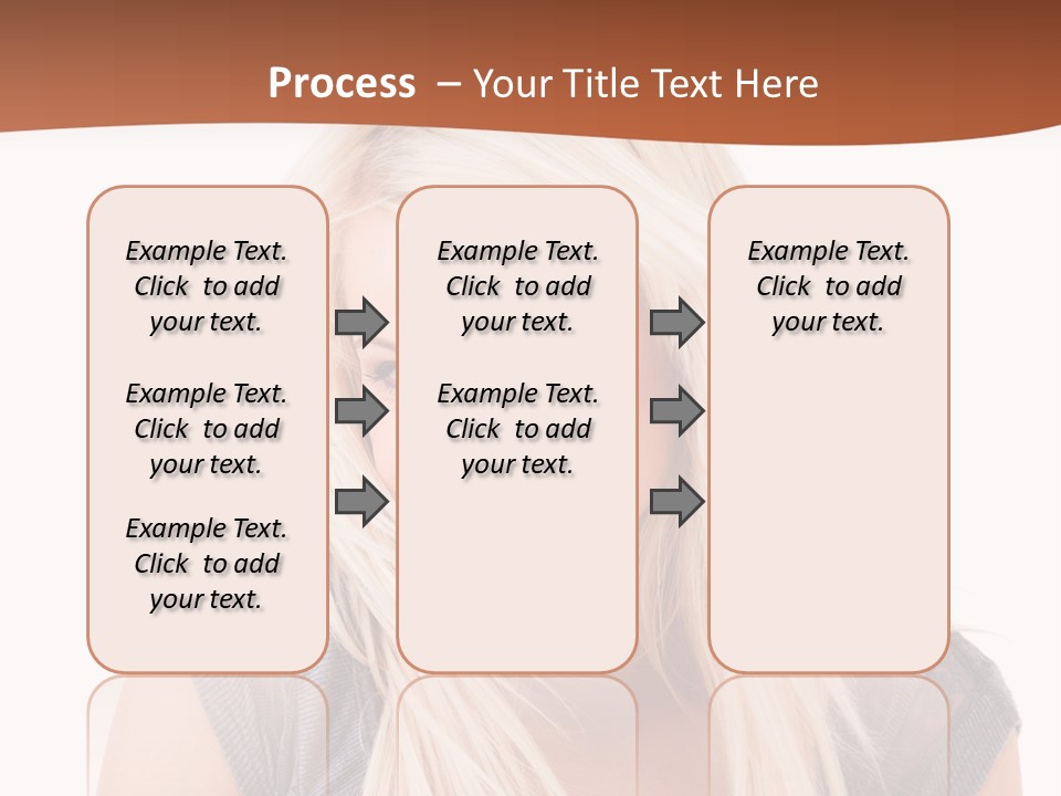 Face Girl Toothy PowerPoint Template