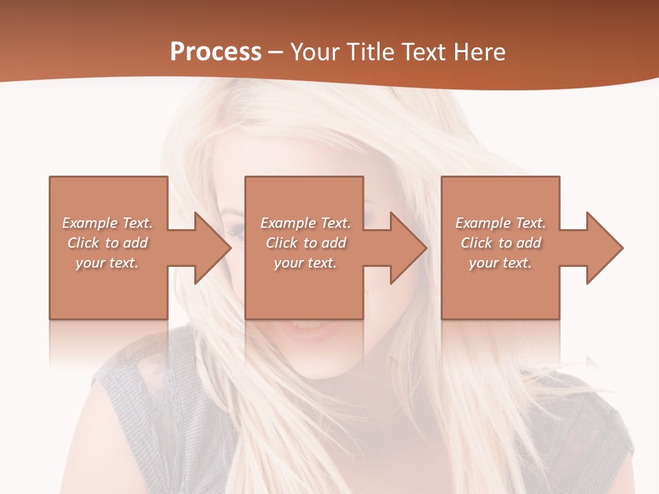 Face Girl Toothy PowerPoint Template