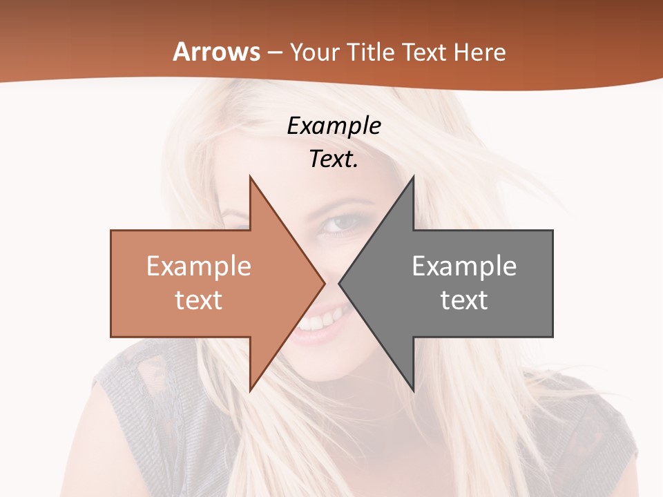 Face Girl Toothy PowerPoint Template