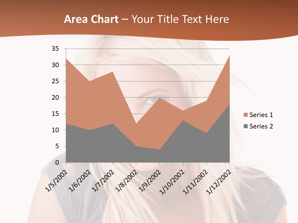 Face Girl Toothy PowerPoint Template
